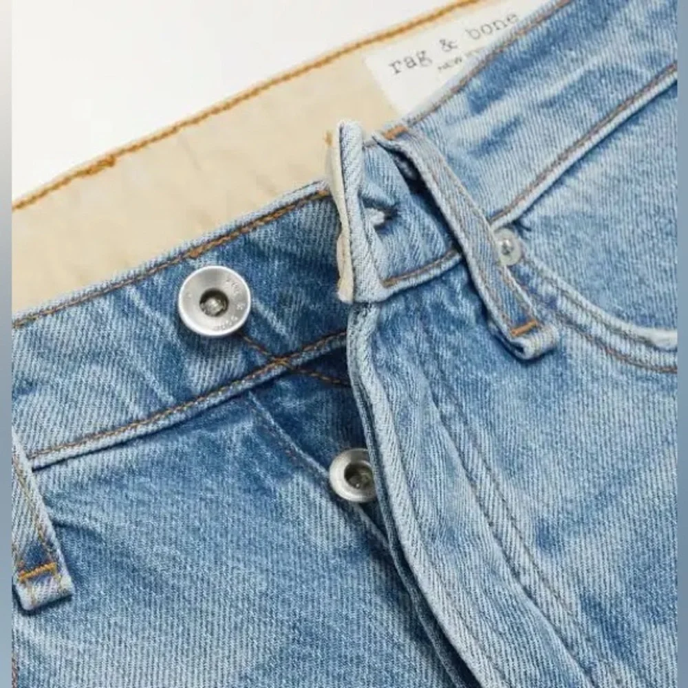 RAG & BONE Rosa Mid-Rise Boyfriend Jeans - Jones W/ Holes (Size 25) - NWOT! - Picture 4 of 7